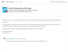 Tablet Screenshot of moodle.akbk-horrem.de